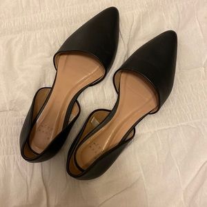 Black flat shoes for sale!